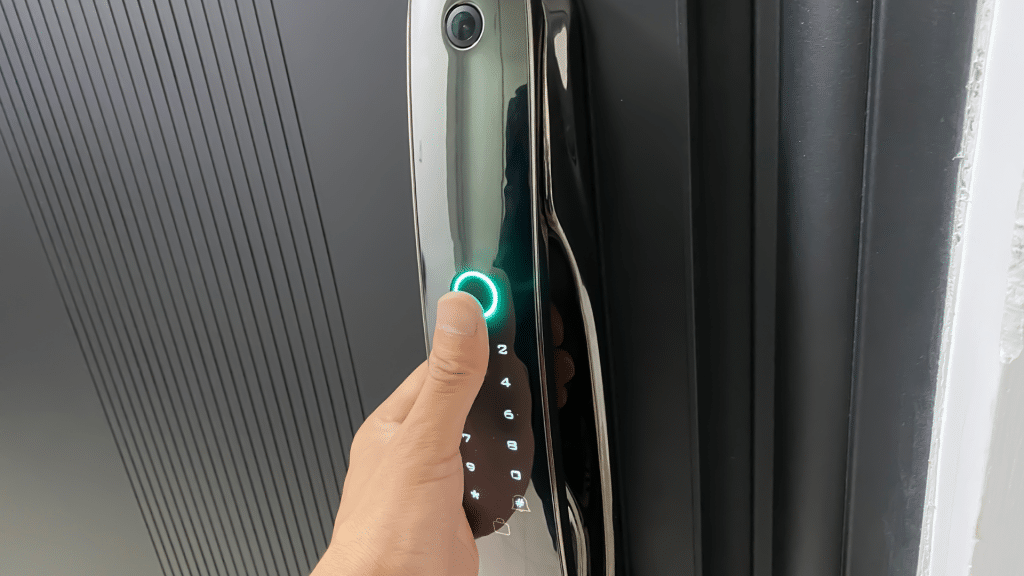 smartlock vingerafdruk verticaal
