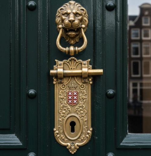 slot van een amsterdams pand